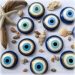 galet peint oeil grec-poudre céramique