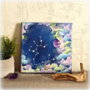 peinture sur toile-constellation du zodiaque sagittaire