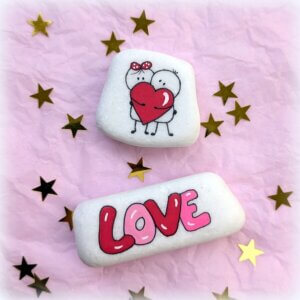 galets peints messages d'amour 3