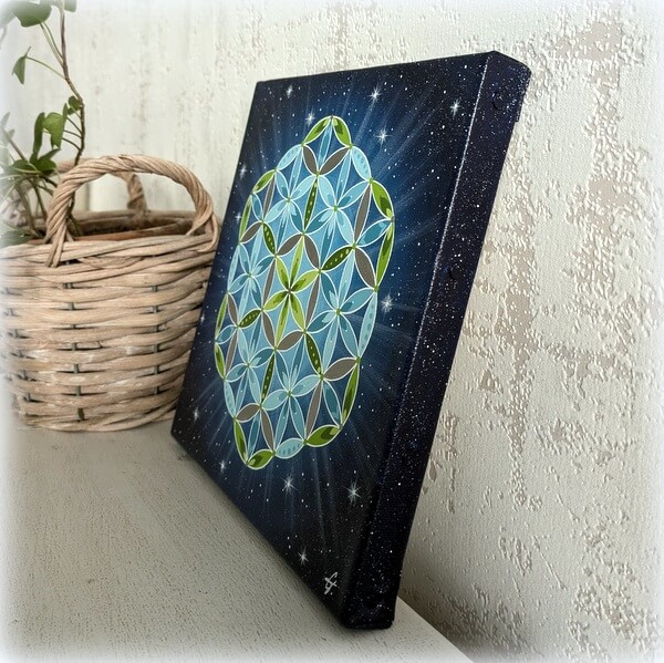 peinture vibratoire créativité-20x20-2